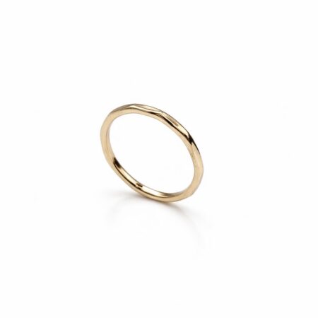 9 Carat Yellow Gold Textured Ring