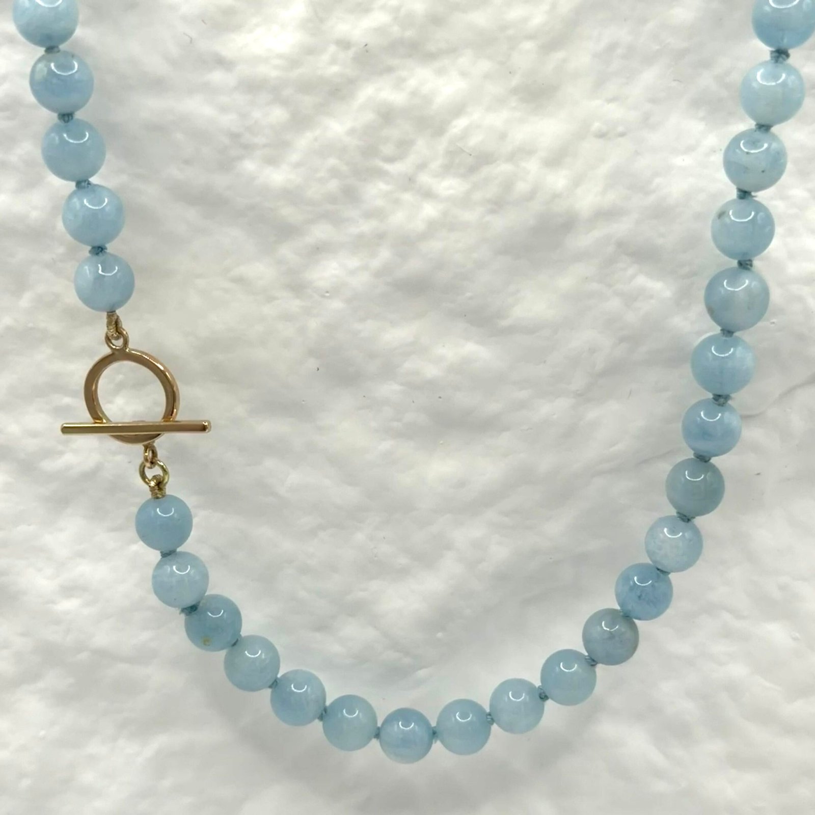 Aquamarine Necklace - 9ct Gold - Image 2
