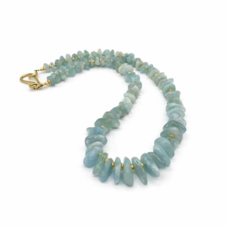 Aquamarine Necklace - Gold Vermeil