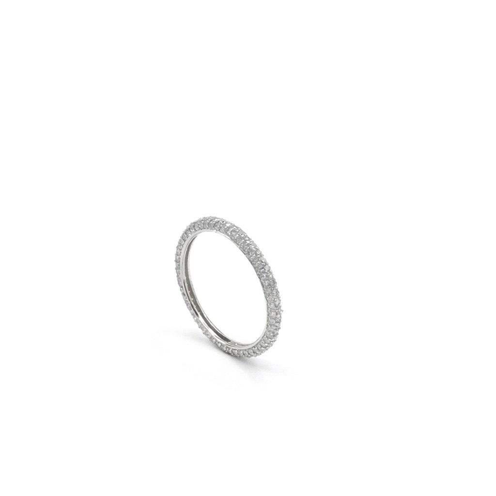 Eternity Diamond Ring - 14 Carat White Gold - Image 2