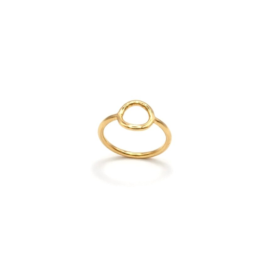 Circle Ring - 9 Carat Gold - Image 3