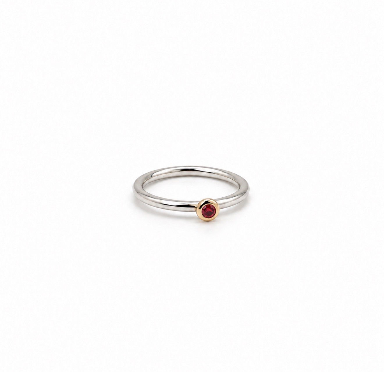 Pink Sapphire Ring - 9 Carat Gold And Sterling Silver - Image 3