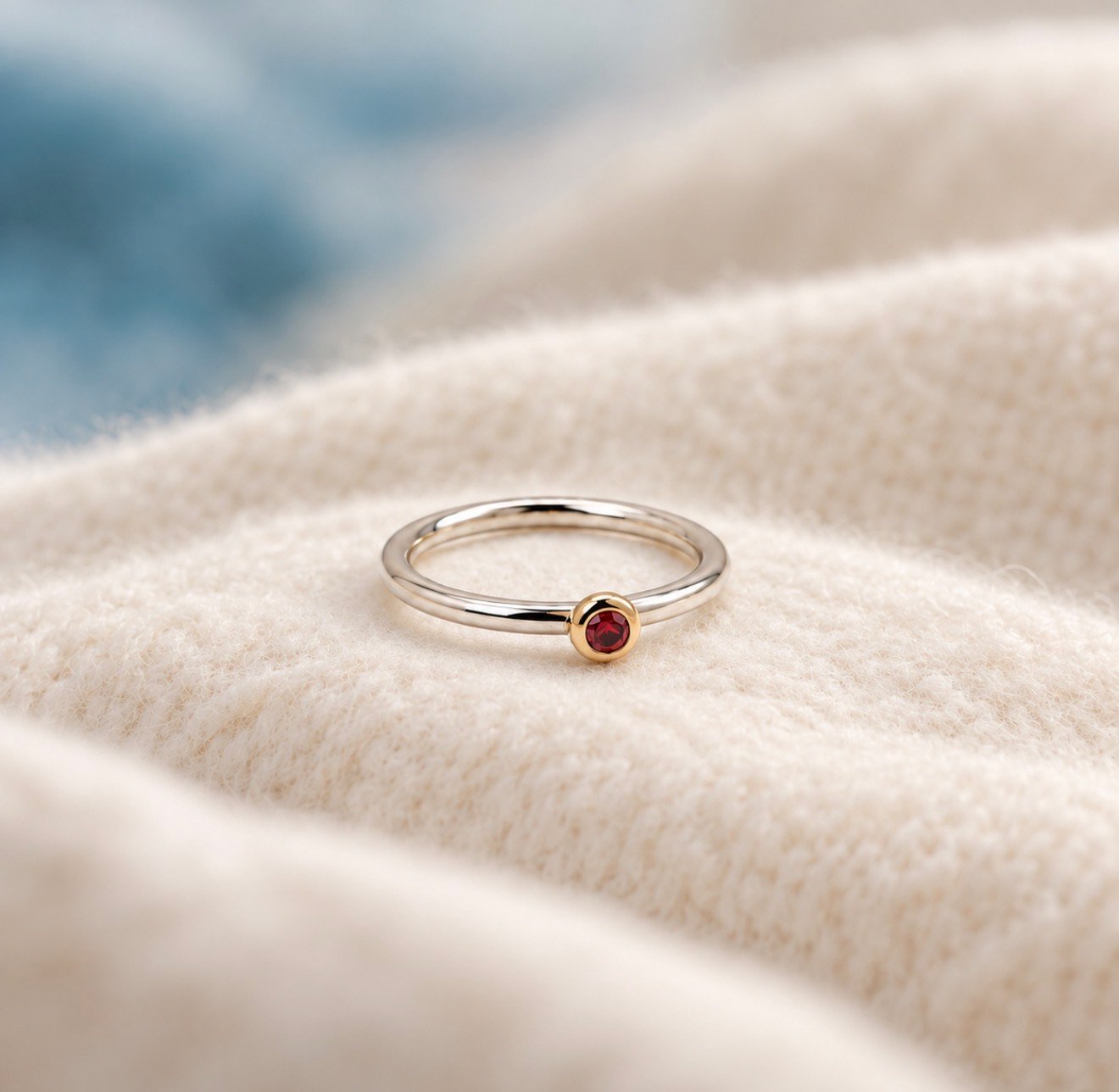 Pink Sapphire Ring - 9 Carat Gold And Sterling Silver - Image 2