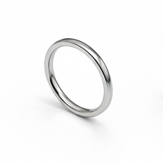 Platinum Plain Ring