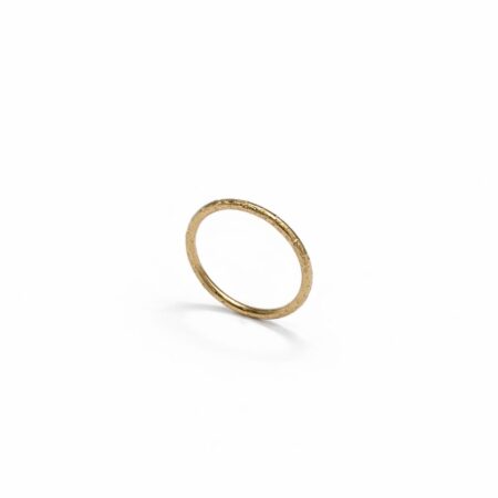 9 Carat Yellow Gold Textured Ring
