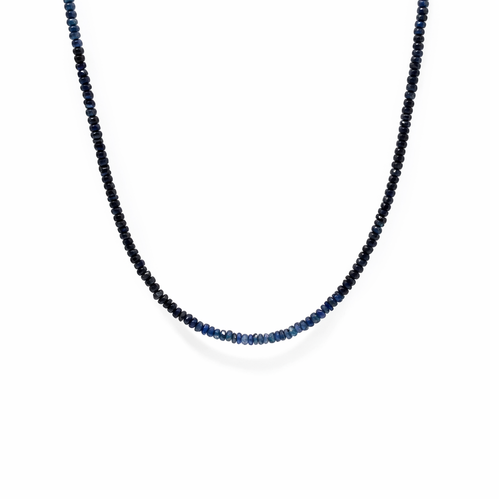 Sapphire Necklace - 9 Carat Gold - Image 4