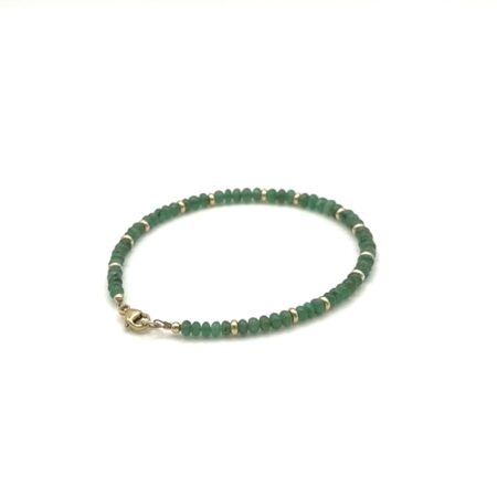 Emerald Bracelet - 9ct Gold