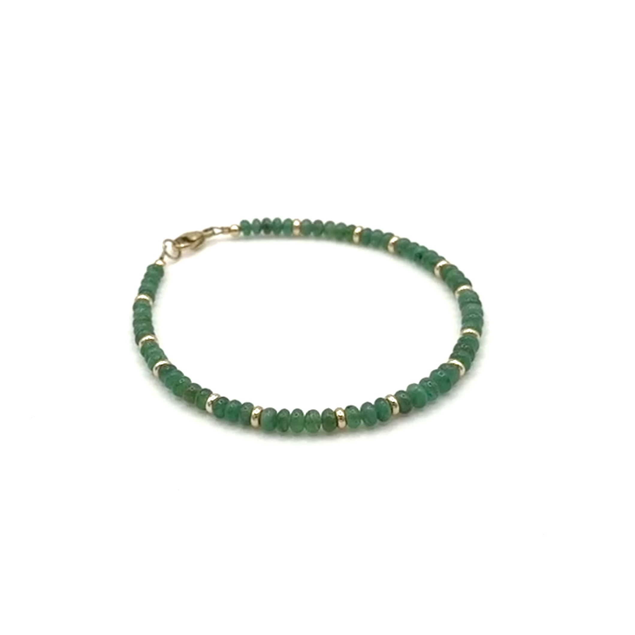 Emerald Bracelet - 9ct Gold - Image 3