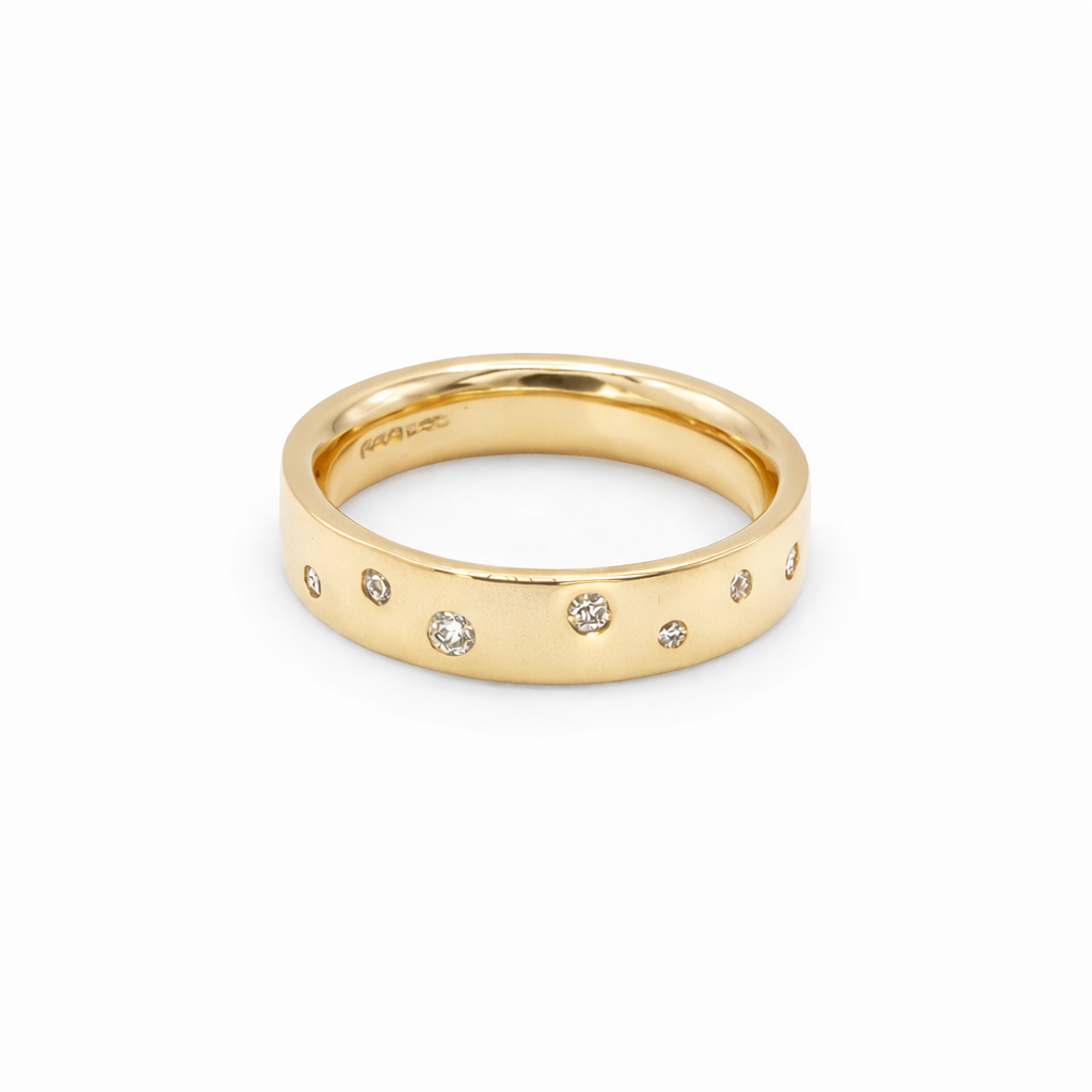 Diamond Sprinkle Ring - 9ct Gold