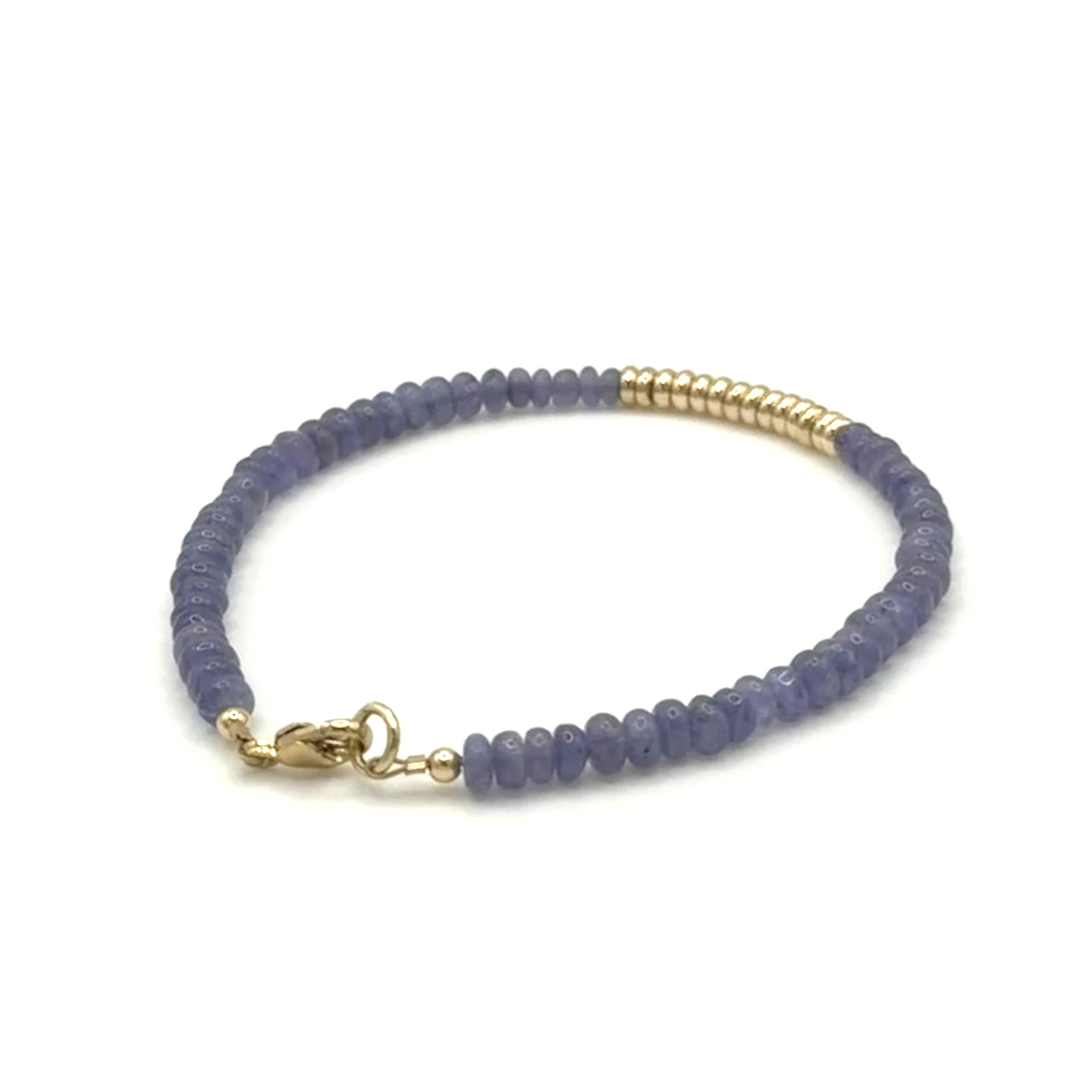 Tanzanite Bracelet - 9ct Gold - Image 3