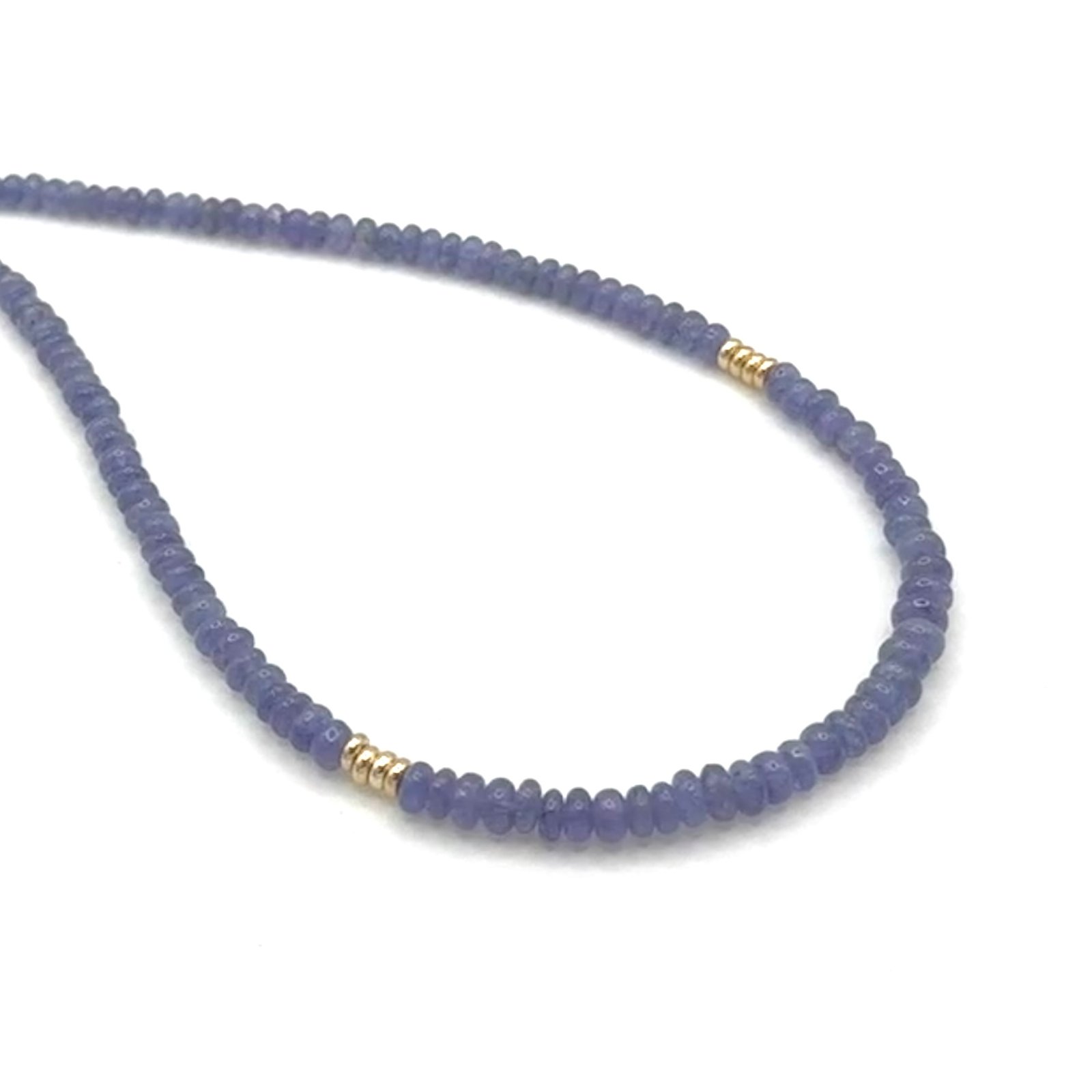 Tanzanite Necklace - 9 Carat Gold