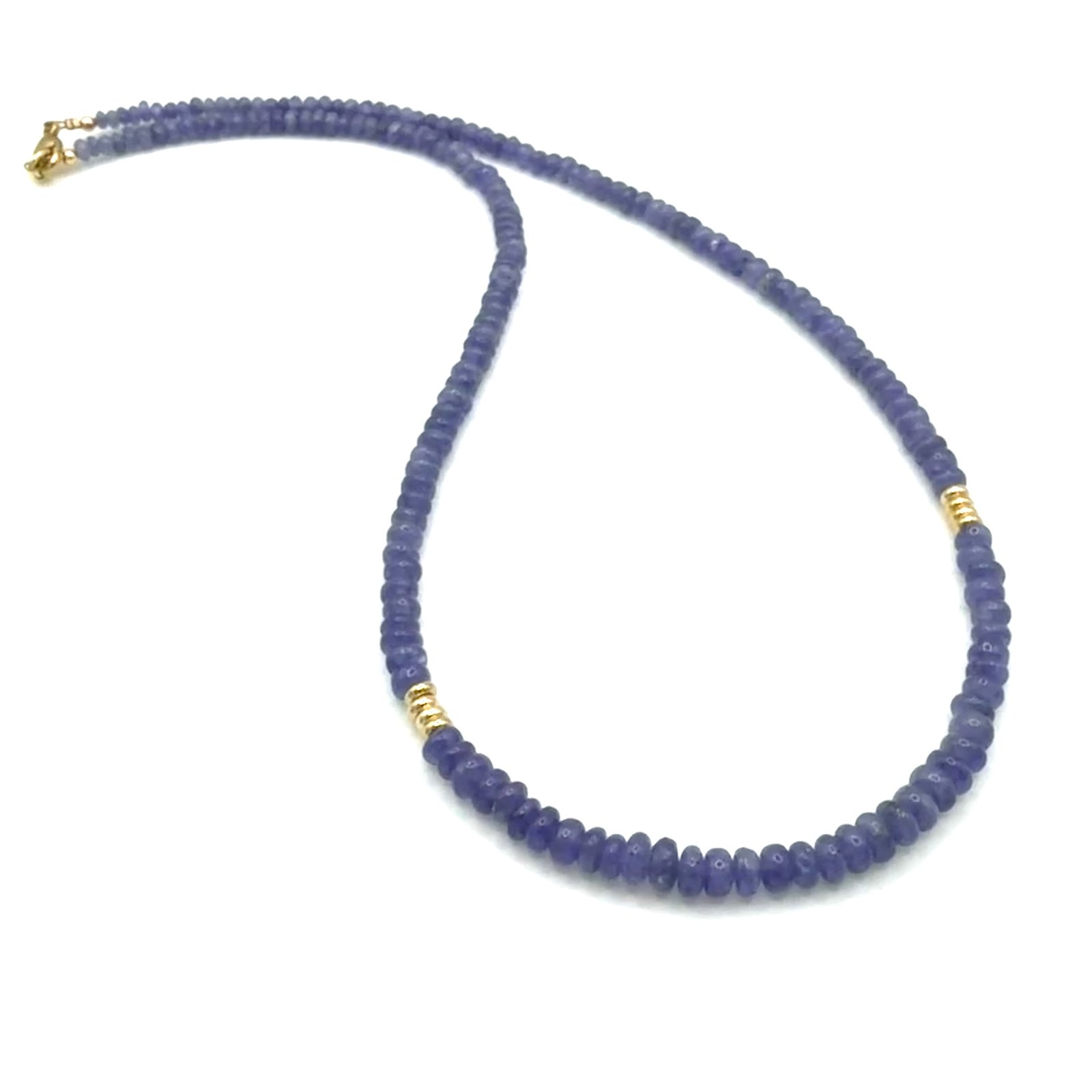 Tanzanite Necklace - 9 Carat Gold - Image 3