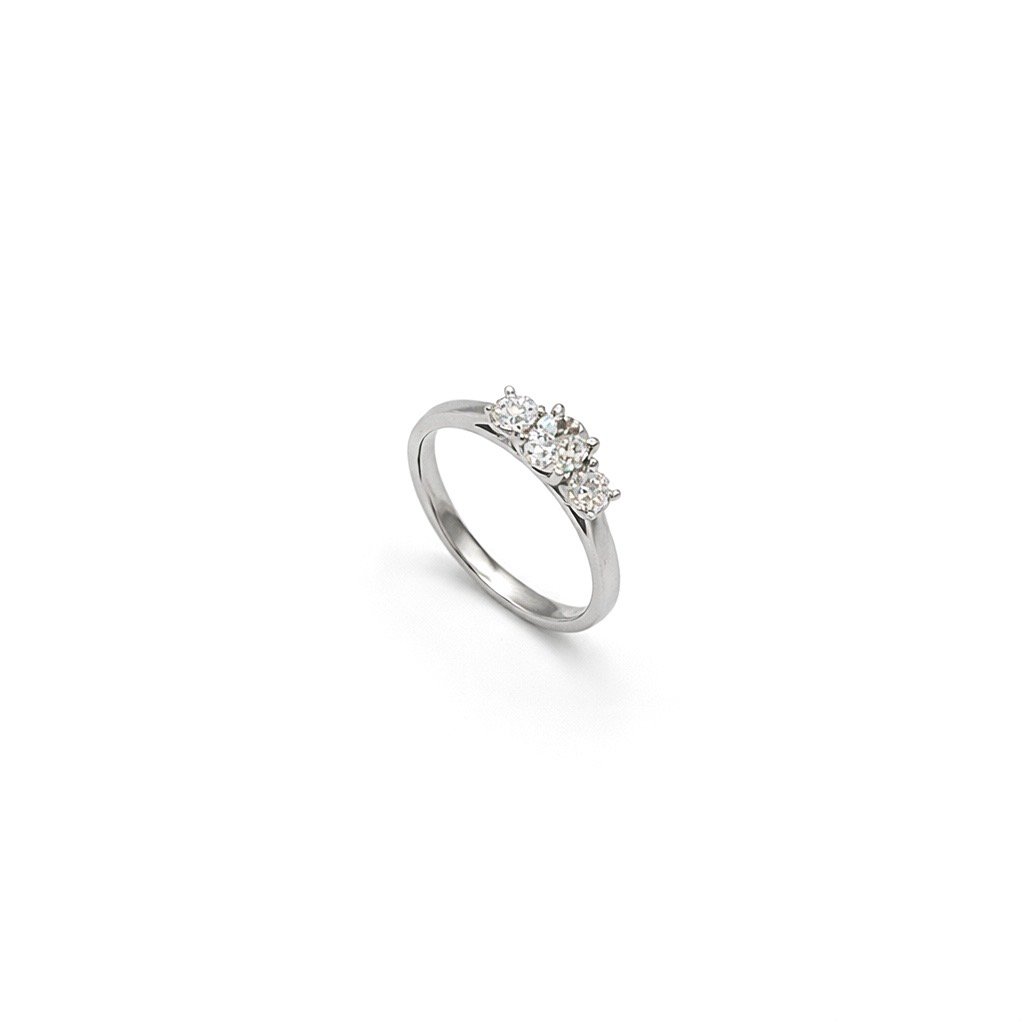 3 Diamond Ring - Platinum - Image 2