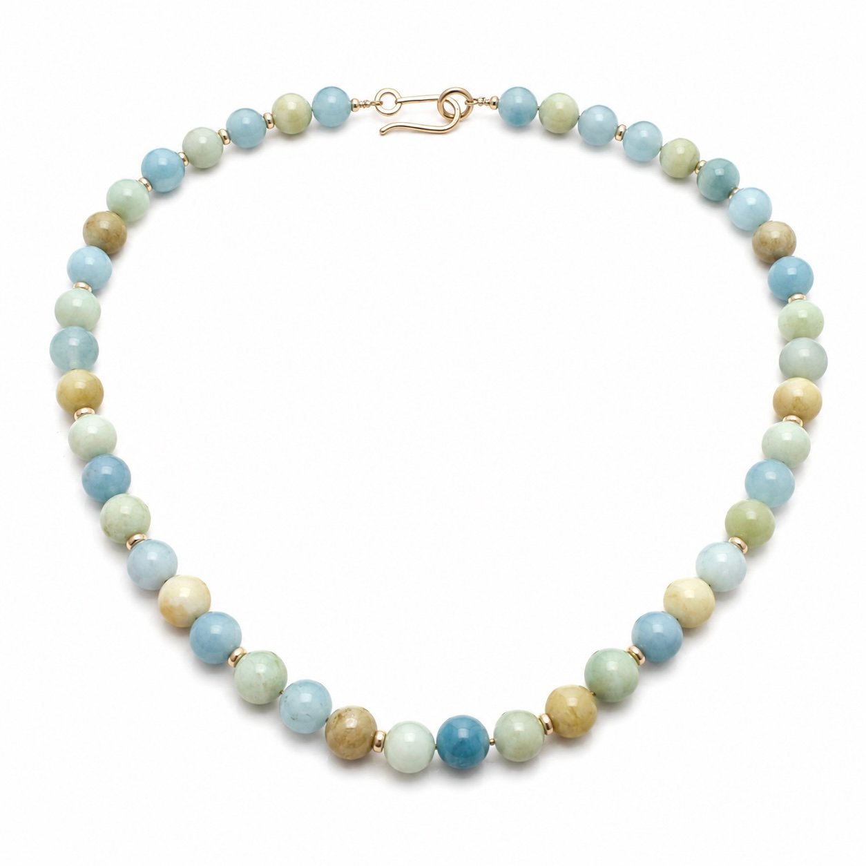 Aquamarine Necklace - 9ct Gold