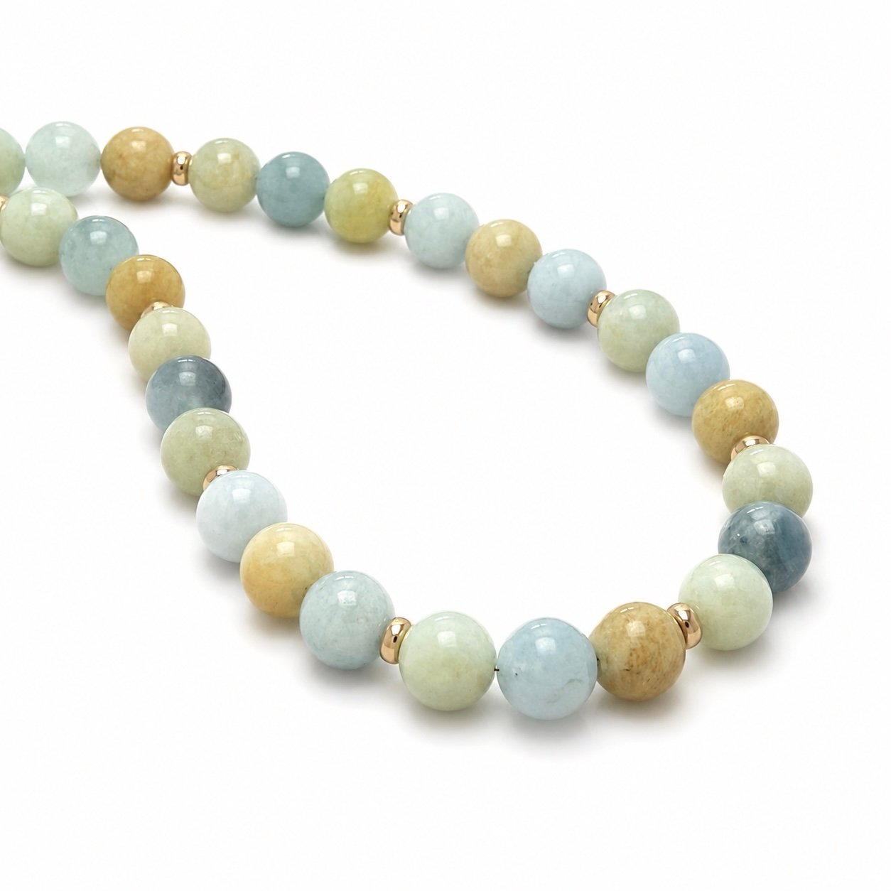 Aquamarine Necklace - 9ct Gold - Image 2