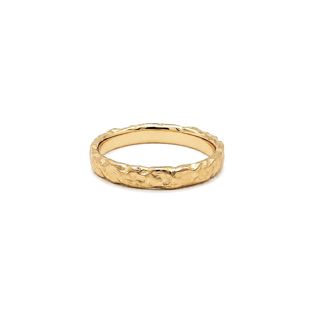 Organic Molten Ring - 9 Carat Gold - Image 2
