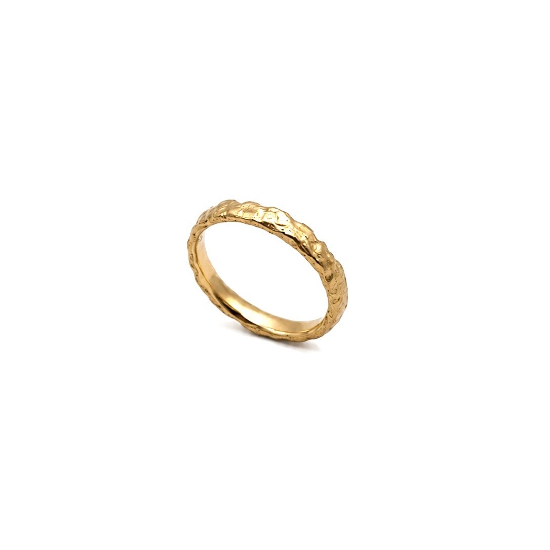 Organic Molten Ring - 9 Carat Gold - Image 3
