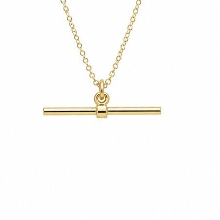 T Bar Pendant - 9ct Gold
