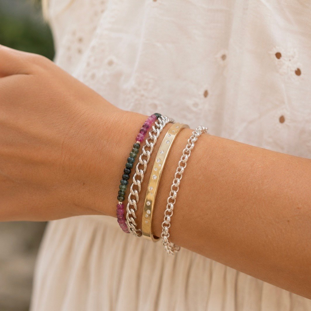 Tourmaline Bracelet - 9ct Gold - Image 3
