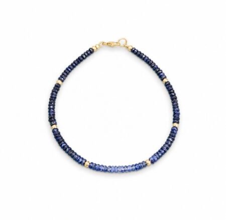 Blue Sapphire Bracelet - 9ct Gold