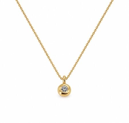 Diamond Pendant - 9ct Gold