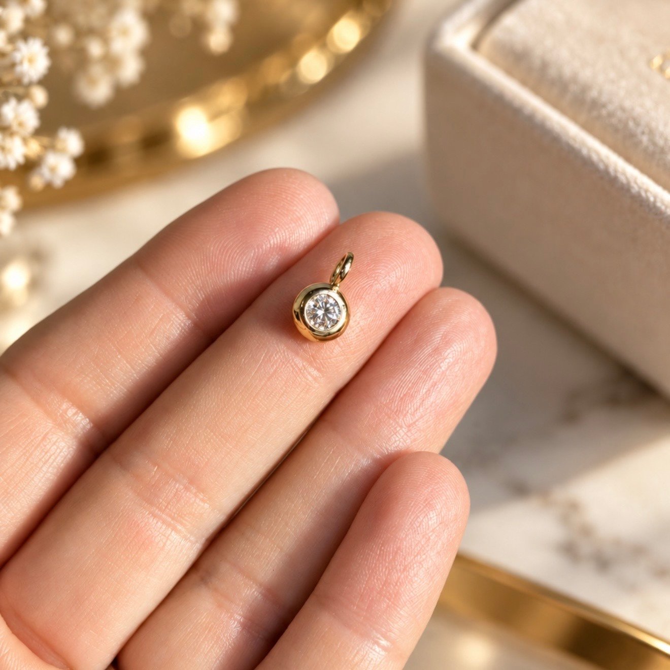 Diamond Pendant - 9ct Gold - Image 2