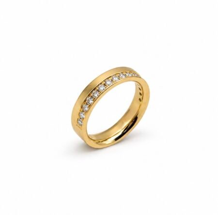 Diamond Half Eternity Style Ring - 9ct Gold