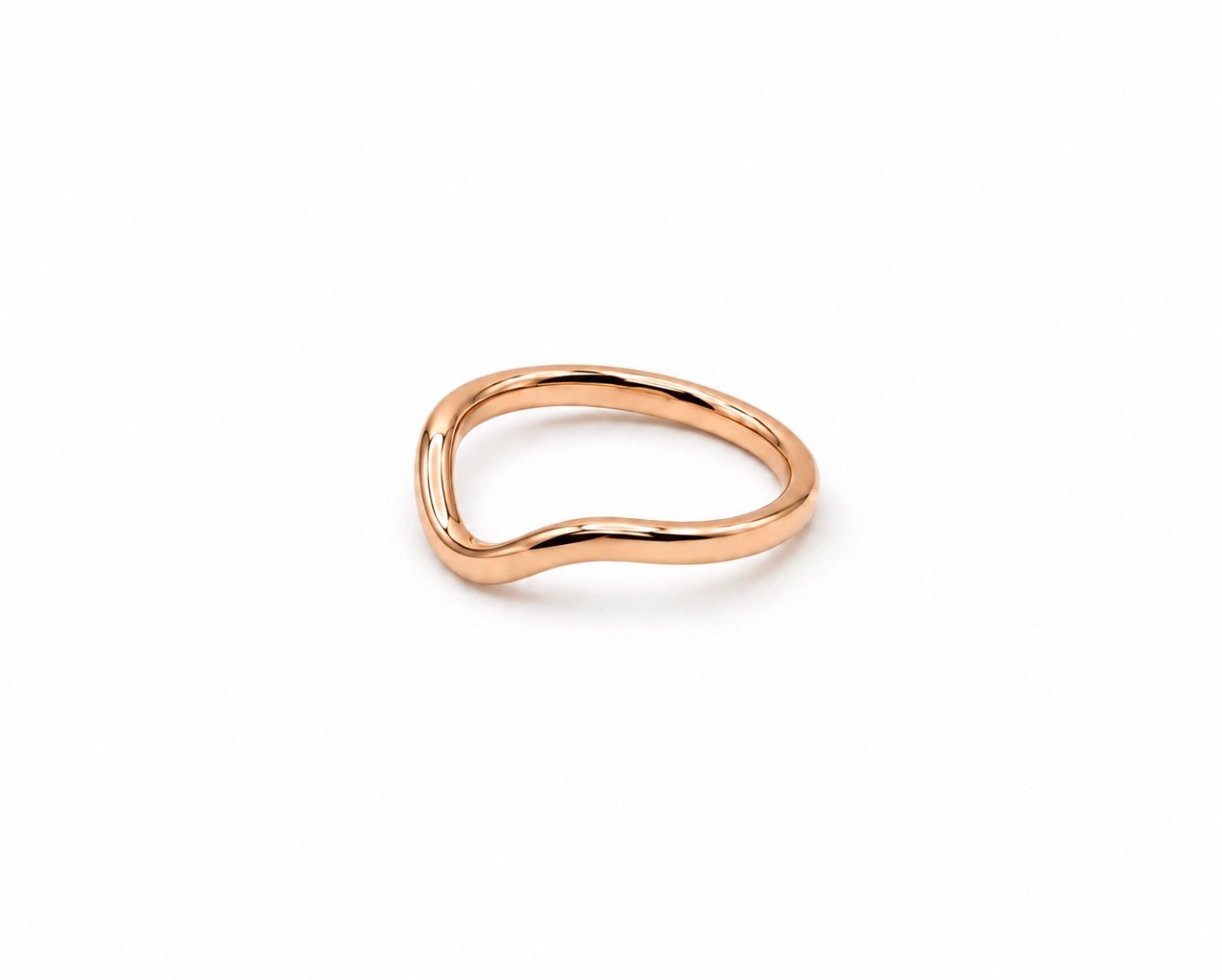 Fitted Wedding Band - 18 Carat Rose Gold