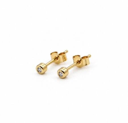 Diamond Studs - 9ct Gold