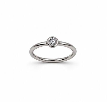 Diamond Solitare Ring - Platinum