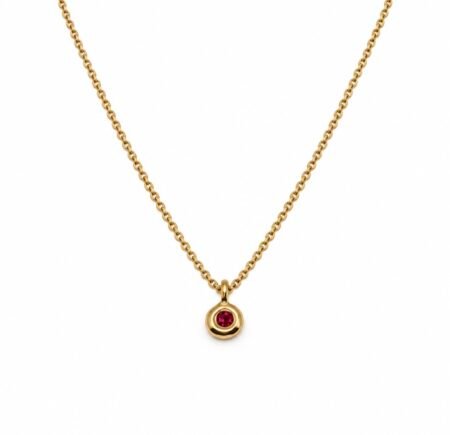 Ruby Pendant - 9ct Gold