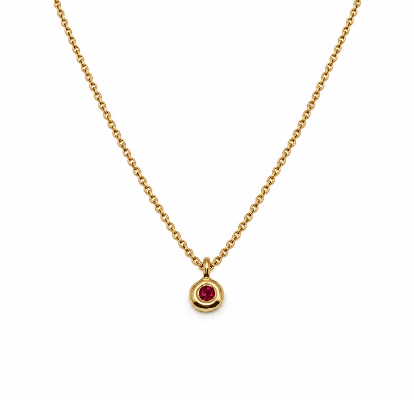 Ruby Pendant - 9ct Gold